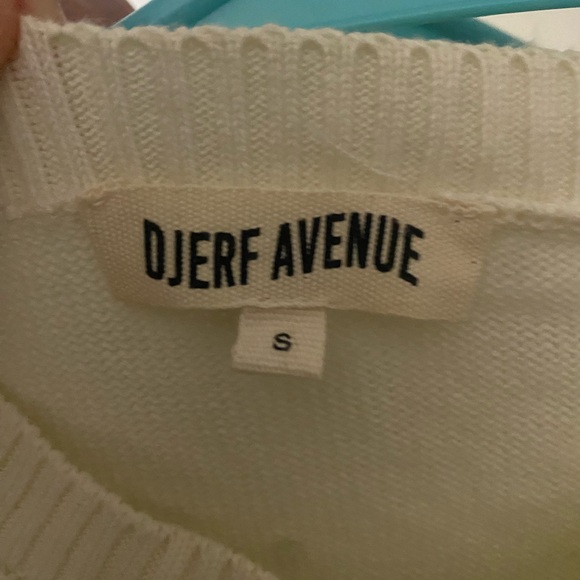 Djerf Avenue Button Up Cardigan Cream S - Picture 5 of 5